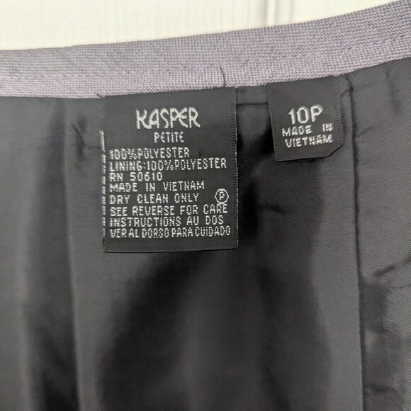 Kasper lavender grey pencil skirt - 10P - Picture 5 of 7